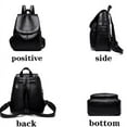 thumbnail image 3 of Women Backpack High Quality Soft Leather Female Vintage Bag School Bags Travel Bagpack Ladies Large Capacity Bookbag Rucksack, 3 of 5