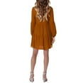 thumbnail image 3 of Weardear Women's Deep V Neck Dress Loose Shift Mini Tunic Dresses for Women 2024, 3 of 6
