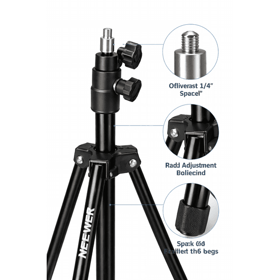 Neewer 75"/6 Feet/190CM Photography Light Stands for Relfectors, Softboxes, Lights, Umbrellas, Backgrounds