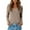 Z01 Khaki, variant on V Neck Long Sleeve Shirts For Women Solid Color V Neck Fashion Casual Loose Top T Shirts Fall Basic Work Tee Vacation Clothes Light Blue L