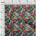 thumbnail image 2 of oneOone Cotton Poplin Brown Fabric Retro Bottle Soda Cap Fabric For Sewing Printed Craft Fabric By The Yard 42 Inch Wide-RQ, 2 of 6