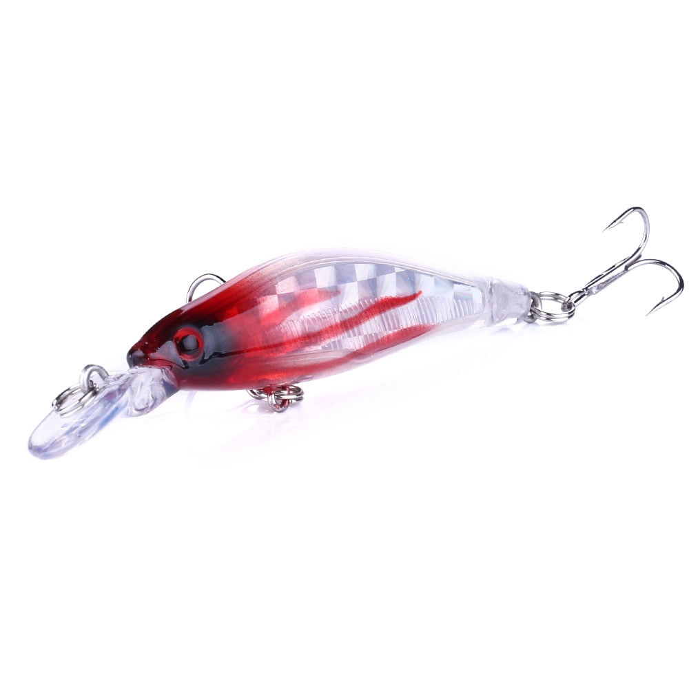 HENGJIA Fishing Deep Diving Fishing Lures Swimbait Sinking Minnow Lure Freshwater Jerkbait Lure 8Pcs/kit