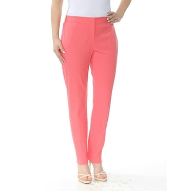 DKNY $99 Womens New 1197 Coral Slim-fit Ankle Casual Pants 8 B B