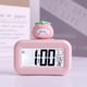 thumbnail image 3 of Reloj despertador de dibujos animados Bearachild Fresa pantalla de temperatura mini compacto, 3 of 6