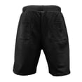 thumbnail image 3 of Bcfgryg Men's Summer Heavyweight Knitted Jacquard Streetwear Loose Casual Shorts Cargo Shorts Men Black S, 3 of 4