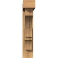 thumbnail image 2 of Ekena Millwork 5 1/2"W x 28"D x 28"H Balboa Block Smooth Bracket w/ Offset Brace, Western Red Cedar, 2 of 25