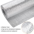 thumbnail image 4 of Uxcell 6.56ftx1.64ftx0.28inch Placa de Aislamiento de Espuma de Aluminio Resistente al Calor Blanca, 4 of 5