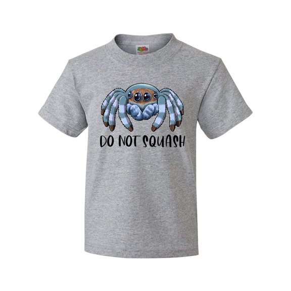 Inktastic Do Not Squash Cute Jumping Spider Youth T-Shirt
