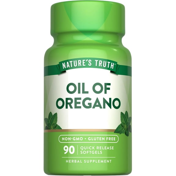 Oregano Oil Softgels | 4000mg | For Men and Women | 90 Count | Contains Carvacrol | by Nature's Truth