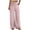 Pink #30, variant on KDDYLITQ Womens Pants Cotton Linen Elastic High Waisted Trousers Wide Leg Drawstring Loose Joggers Palazzo Plus Size Loungewear with Pockets Army Green 2XL