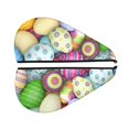 thumbnail image 2 of Disketp Colorful Easter Eggs Microfiber Hair Towel Wrap,Hair Drying Towel With Button,Towel Turban,Head Towel To Dry Hair Quickly For Girls And Women, 2 of 8