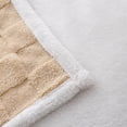 thumbnail image 5 of Fleece Throw Blanket for Sofa - Soft Lightweight Plush Cozy Fuzzy Microfiber Checkered Warm Blanket, 40x60 inches, Camel, 5 of 7