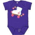 thumbnail image 3 of Inktastic Roller Skate Flowers Girls Baby Bodysuit, 3 of 5