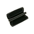 thumbnail image 4 of Daisy Rose Dual Zipper Women's Casual Continental Wallet, Black, 4 of 9