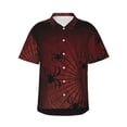 thumbnail image 1 of Balery Spiders On A Web Camisas hawaianas de manga corta para hombre, camisas playeras de corte holgado, camisas de vacaciones con botones,Small, 1 of 7