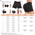 thumbnail image 5 of BIMEI 4PS Womens Hips and Butt Lifter Padded Panties Four Removable Butt Pads Enhancer Butt Lifting Body Shaper Boyshort Underwear Tummy Control,Mini Shorts,Black,6XL, 5 of 7