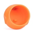 thumbnail image 2 of Fnochy Silicone Sippy Cup Lids - Spill Proof, Fits Any Cup, BPA-Free, Durable & Soft for Babies & Toddlers, Quick to Attach - Silicone Lids for Cups (Orange), 2 of 3