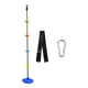 thumbnail image 2 of Cuerda de escalada resistente con disco colgante para interiores, casas en los árboles y deportes al aire libre. cuerda de colores azul, 2 of 8