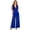 Royal Blue, variant on Sparkly Jumpsuits for Women Glitter Sequin Rompers V Neck One Piece Outfits for Prom Party Silver S