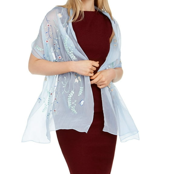 INC International Concepts Embroidered Floral Wrap Womens