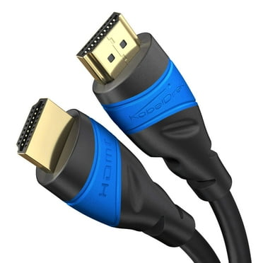 KabelDirekt HDMI Cable  Cord – 6ft – Supports All Features (4K@120Hz, 8K@60Hz, UHD, Ethernet)  All HDMI Devices (TV, HDTV, PC, PS5, Xbox, Switch)