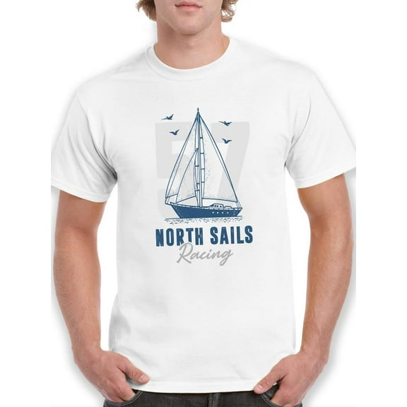 Sails Racing T-Shirt -Smartprints Designs, Male XX-Large