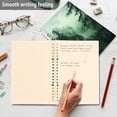 thumbnail image 4 of FORMRS 1-Subject Spiral Notebook 8" x 5" College Ruled 60 Refillable Sheet A5 Hard Cover, 2 Pack, Green Forest, 4 of 7