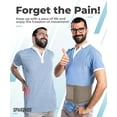 thumbnail image 2 of Back Brace for Lower Back Pain - Immediate Relief from Sciatica, Herniated Disc, Scoliosis - Breathable Design With Lumbar Support Pad - For Home & Lifting At Work - For Men & Women - Large, 2 of 8