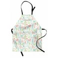 thumbnail image 1 of Aqua Jellyfish Apron, Demonstration of Colorful Various Underwater Plantation Coral Fish Seaweed, Unisex Kitchen Bib with Adjustable Neck for Cooking Gardening, Adult Size, Multicolor, by Ambesonne, 1 of 4