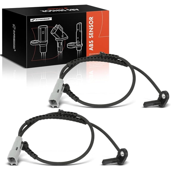 A-Premium ABS Wheel Speed Sensor Compatible with Buick, Chevrolet Models - Encore, Trax, 2013-2022 - Front Driver and Passenger Side, 2-PC Set, Replace# 5490814, 1249066