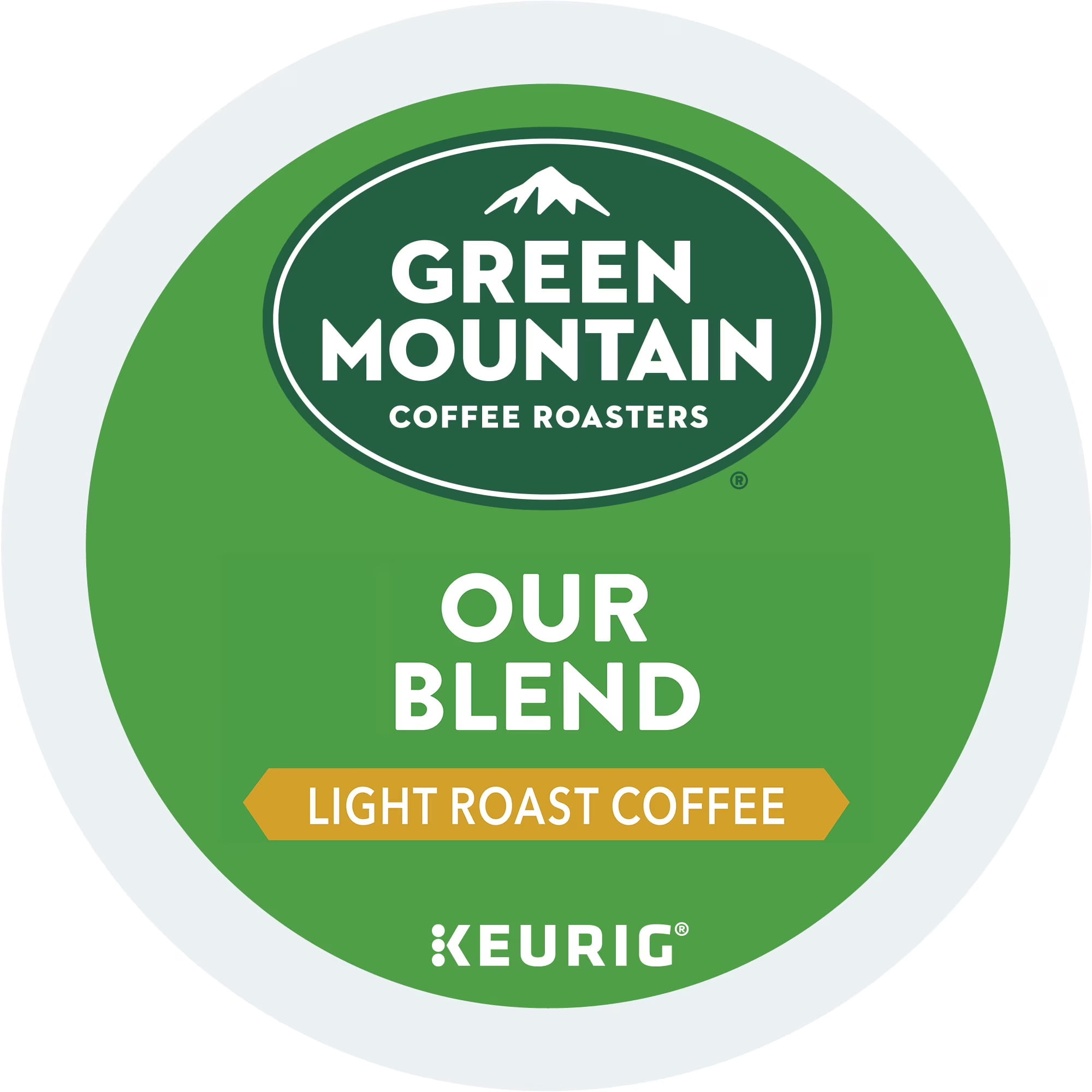 Green Mountain Coffee Our Blend K-Cup Pods, Light Roast, 24 Count for Keurig Brewers