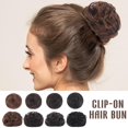thumbnail image 4 of Extension de Chignon en Cheveux Synthétiques Naturels à Clipser, 4 of 8