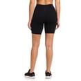 thumbnail image 4 of Reebok Women's Reflex High Rise Bike Shorts, Sizes XS-XXXL, 4 of 5