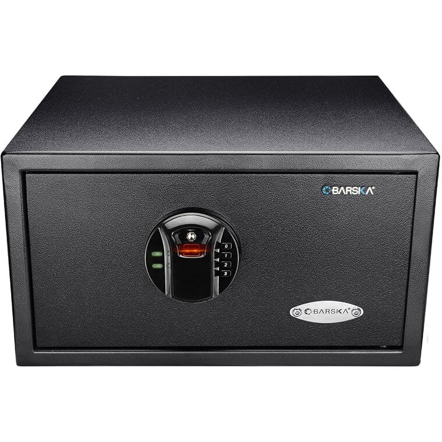 Barska Steel HQ200 Biometric Digital Keypad Safe Biometric Fingerprint Scanner, AX12840