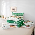 thumbnail image 5 of Feelyou Cartoon Cabin House Twin Bedding Sets 7-Piece, Christmas Festival Bedding Comforter Set, Winter Snow Reversible Sheet Sets, Ultra Soft Home Decor, 5 of 7