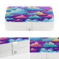 thumbnail image 4 of Cloud Portable PU Leather Jewelry Display Organizer Box with Removable Compartment, 4 of 6