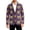 Purple#4, variant on Mens Mardi Gras Jacket Carnival Mask Feather Print Blazer Lapel Corduroy Festive Suit Jacket for Holiday Party Prom Purple XXXXL