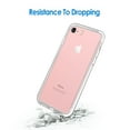 thumbnail image 2 of JETech Case for Apple iPhone 8 and iPhone 7, 4.7-Inch, Shock-Absorption Bumper Cover, Anti-Scratch Clear Back, HD Clear, 2 of 6