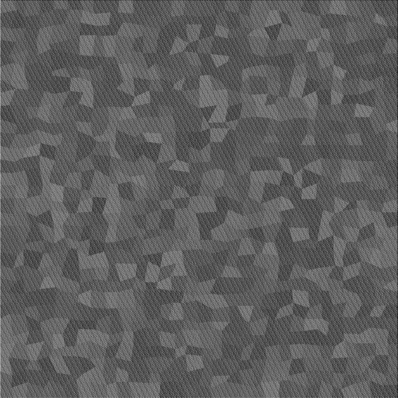 Ahgly Company Indoor Square Patterned Black Cow Black Area Rugs, 6' Square