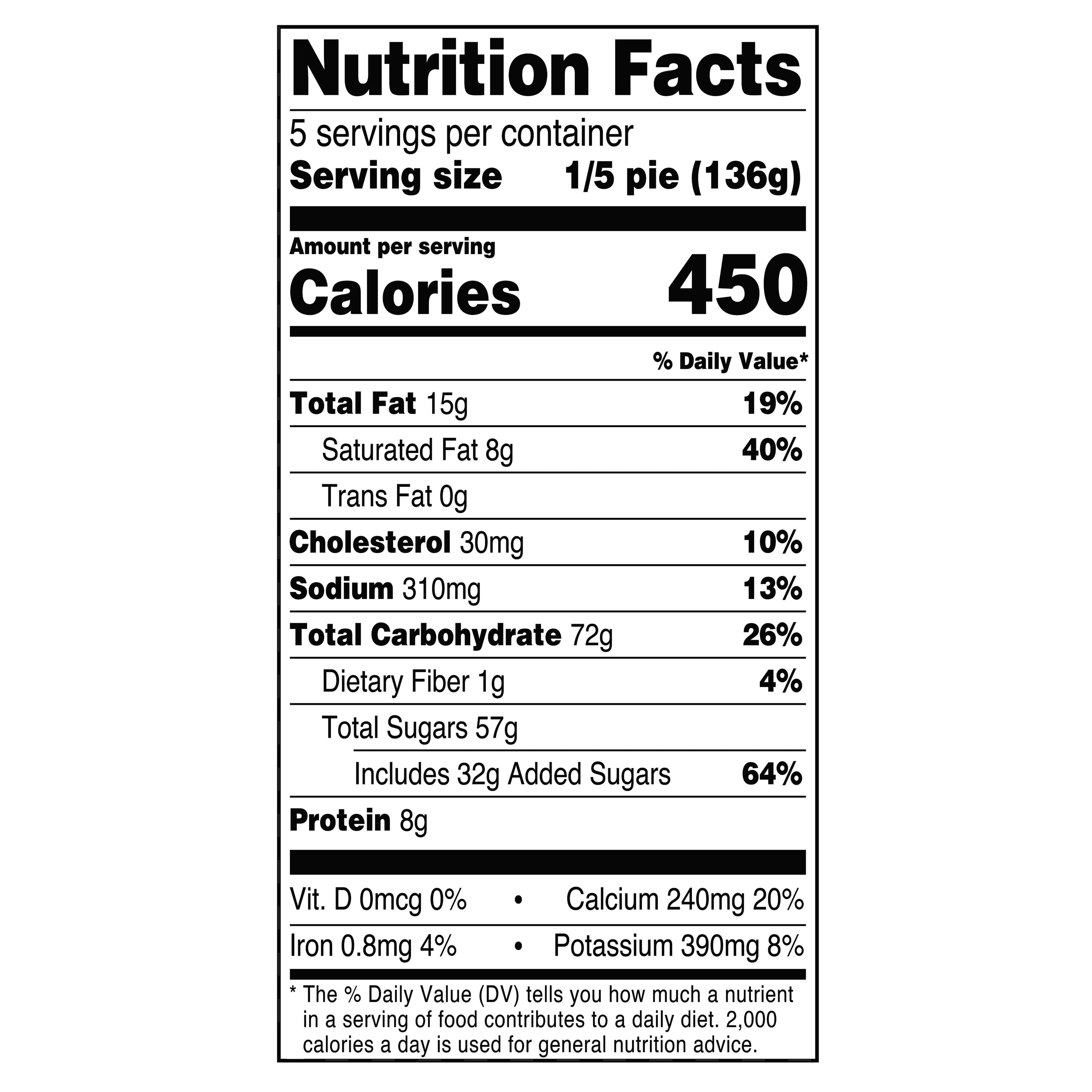 Marketside 9-inch Key Lime Pie, 24 oz Tray (Refrigerated), 1 Count