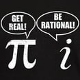 thumbnail image 3 of CafePress - Get Real Be Rational Dark T Shirt - Men's Classic Graphic Cotton T-Shirt, 3 of 4