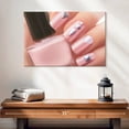 thumbnail image 2 of Elephant Stock Pretty Pink Nails Wall Art - Horizontal Canvas Wall Art - Living Room Wall Decor - Fashion And Beauty Canvas - Beige And Pink Decor - 24" x 16", 2 of 8