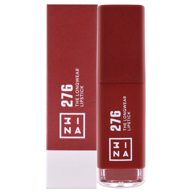 The Longwear Lipstick - 276 Chestnut Brown de 3Ina para mujeres - Lápiz labial de 0,20 oz