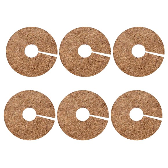 Dainzusyful Plant Stand Plant Pots Natural Coconut-Fibers Tree Protection Weed Mats Tree Planter Disc Plant Cover 20CMStorage Containers