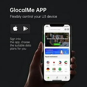 GlocalMe U3 Mobile Hotspot, Wireless Portable Wi-Fi for Travel in 200+ Countries, High Speed Wi-Fi