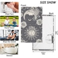 thumbnail image 3 of Dreamtimes Vintage Moon Son Face Patterned Hand Towels 2 PCS, Cotton Bath Towel for Drying Face Hands Body Decorative Water Absorbent Lightweight Towels for Bathroom Ktichen Travel Gym,16"x28", 3 of 7
