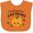 Orange, variant on Inktastic I'm Going to Be a Big Brother- Cute Halloween Pumpkin Boys Baby Bib