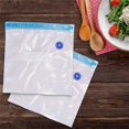 thumbnail image 3 of Sous Vide Bags 15 Pack Reusable, 1 Hand Pump,2 Size Sealed Bag,4 Clip, 3 of 5