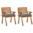 thumbnail image 5 of vidaXL Patio Chairs with Cushions 8 pcs Solid Acacia Wood, 5 of 73