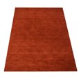 thumbnail image 2 of Rugsotic Carpets Handmade Rugs Hand Knotted Loom Rectangle 3'x5' Light Red Wool for Indoor Use, 2 of 5